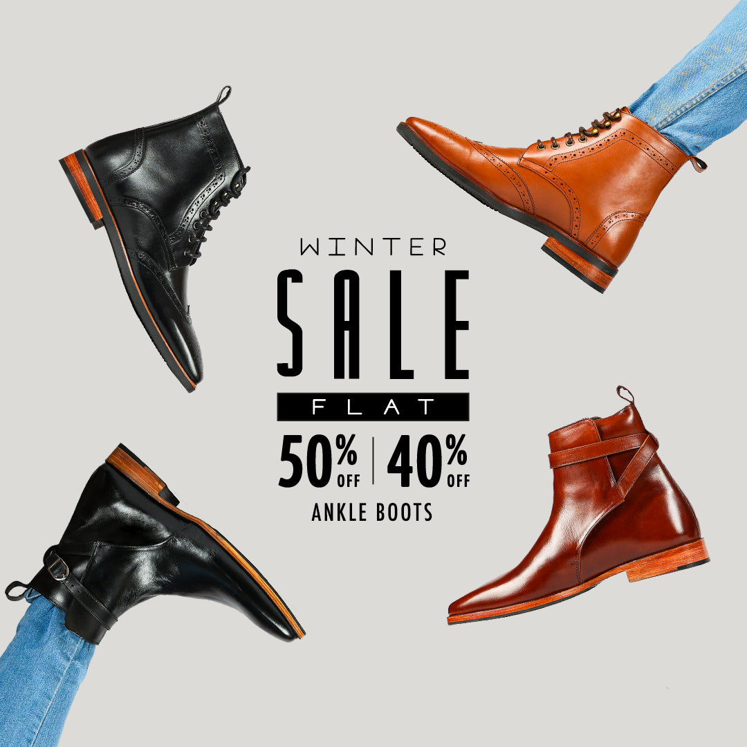 ANKLE BOOTS WINTER SALE FLAT 40 & FLAT 50 OFF Corio