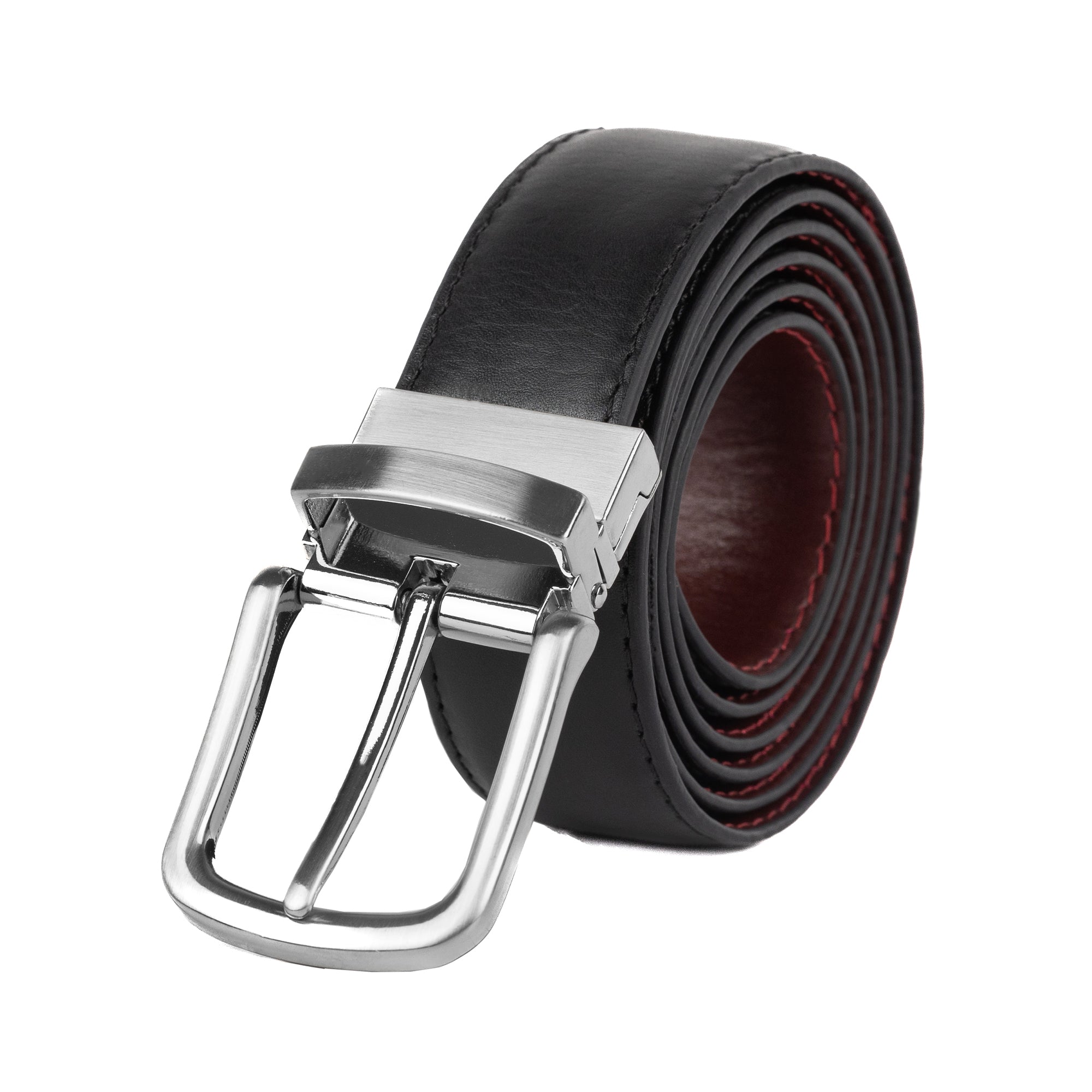 CBelt -4005 Quilted Leather Belt -Navy