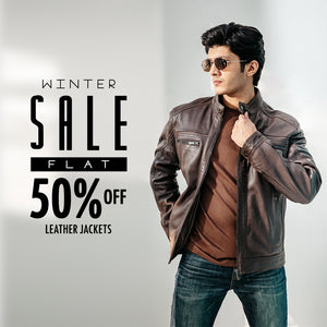 LEATHER JACKETS | WINTER SALE | FLAT 50% OFF