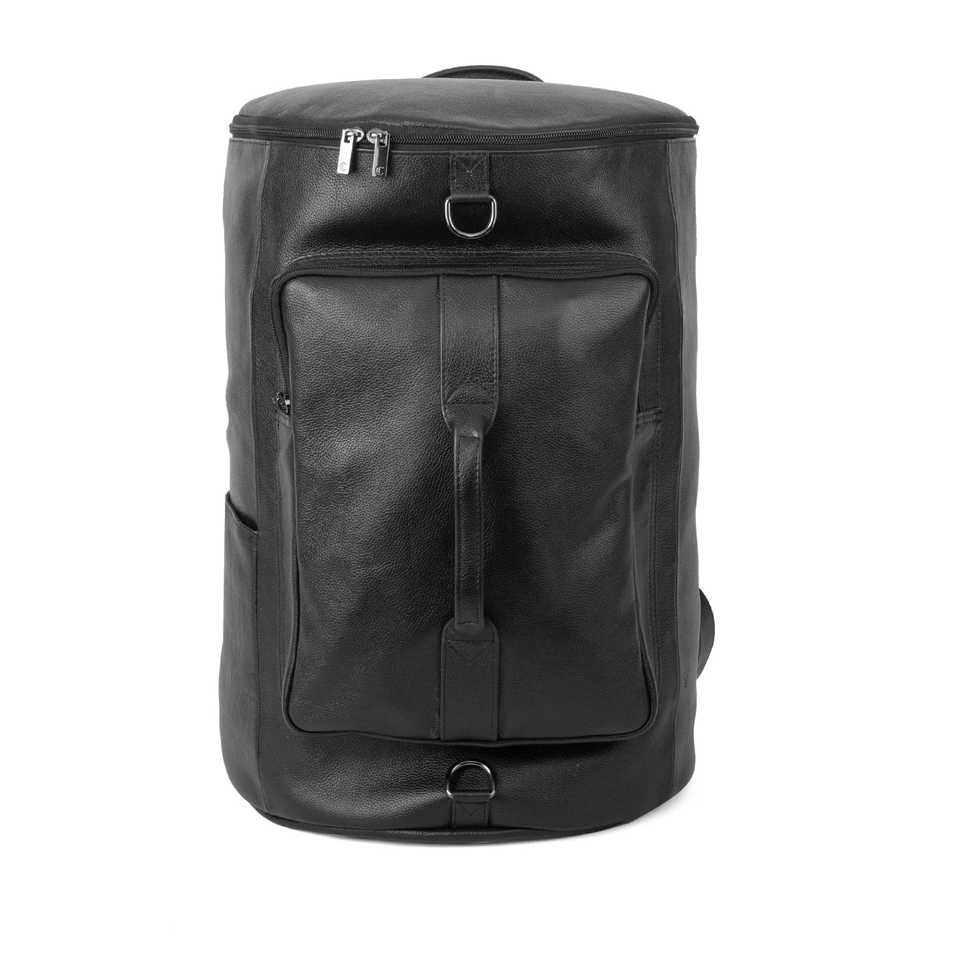 Leather Duffel Bag Black