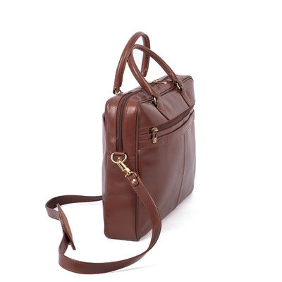 Laptop Leather Bag CL BAG BRG