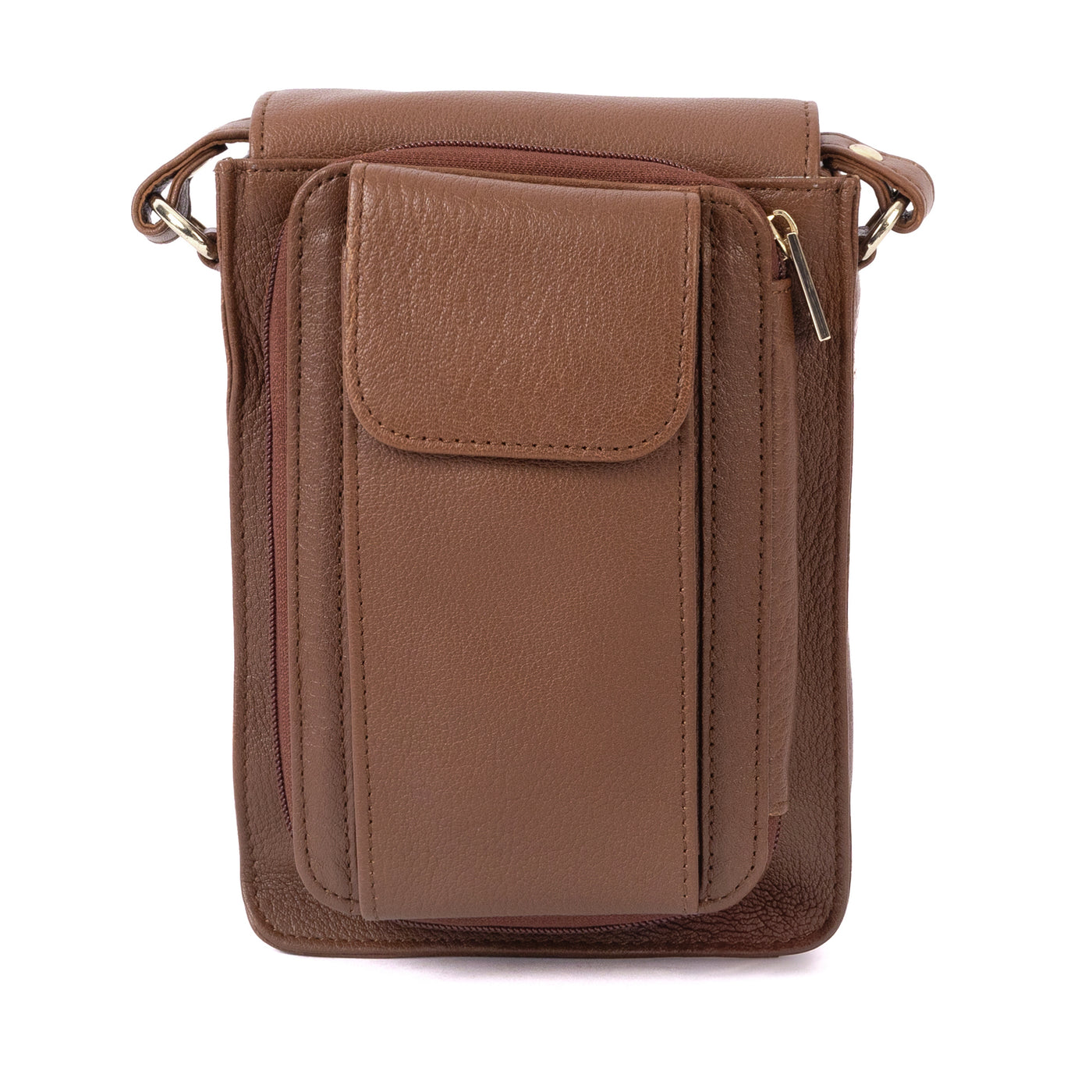 Leather Travel Bag C-TRAVEL BAG-4 TAN