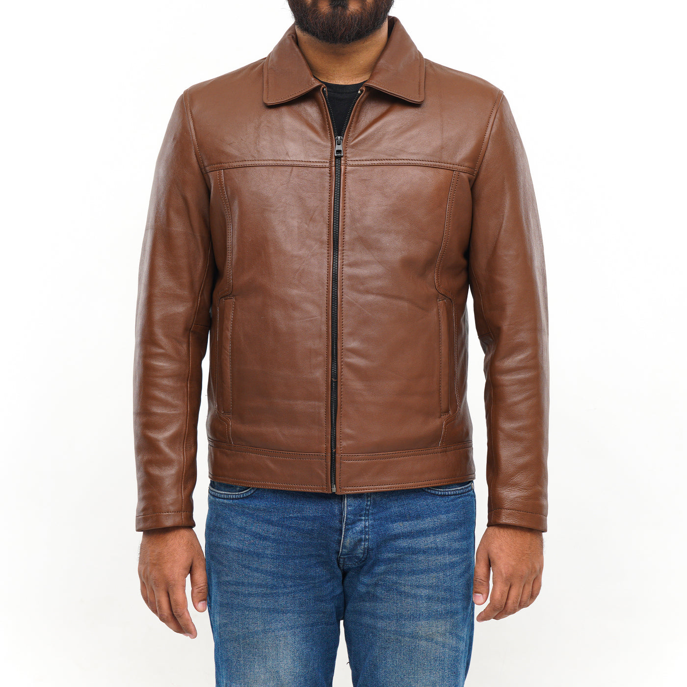 LEATHER JACKET CLJ-TN-SC-V5