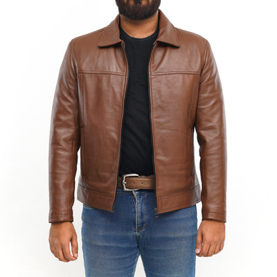 LEATHER JACKET CLJ-TN-SC-V5