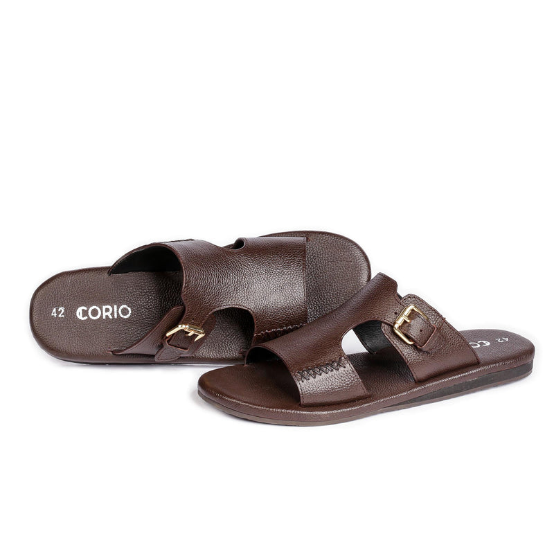 Pelle Slippers (Brown)