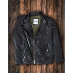 Blackberry Leather Jacket (Black)
