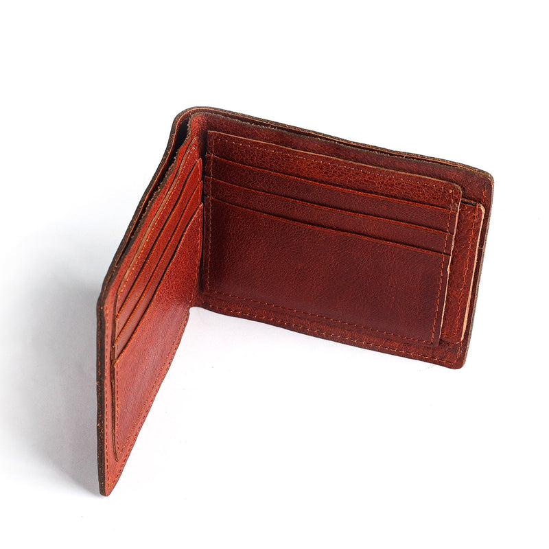 Leather Wallet CW ST BROWN