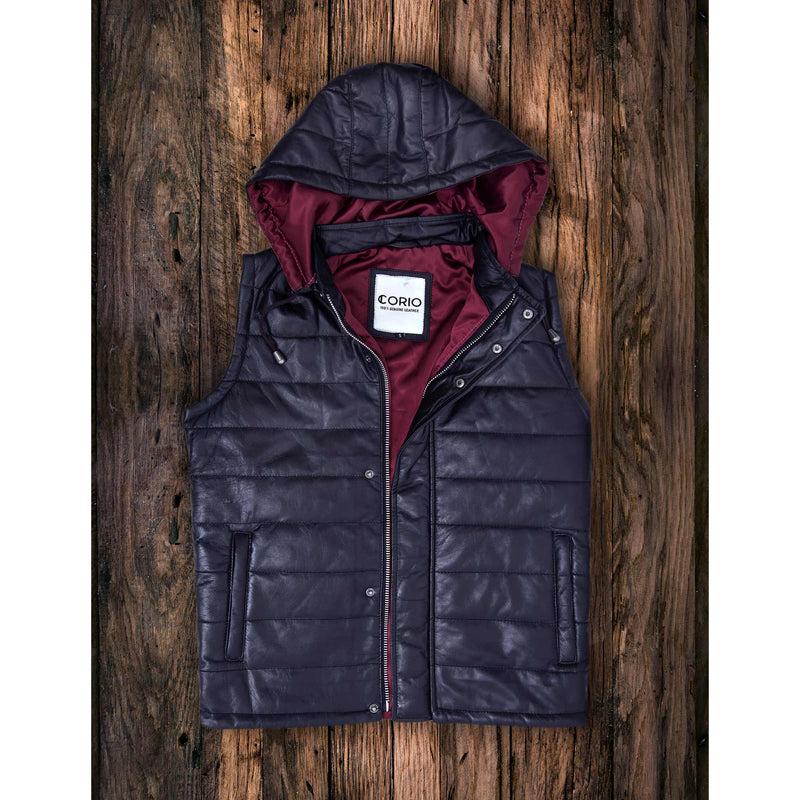 Antwerp Leather Jacket (Blue)