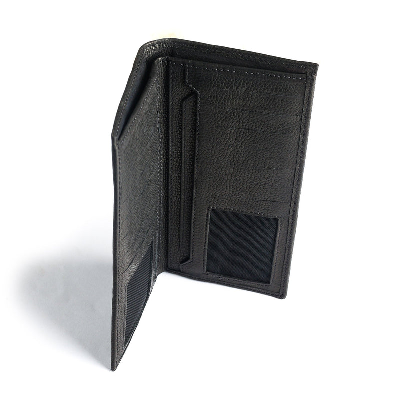 Leather Long Wallet CW LONG MLD BLACK
