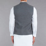 Grey Khaddar Waistcoat