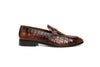 Adama Textured Loafers - Brown